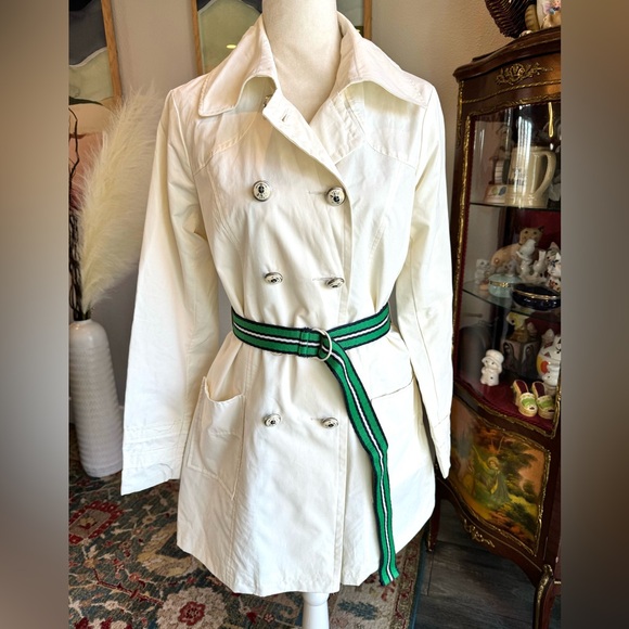 Steve Madden White Trench Coat - Picture 10 of 15